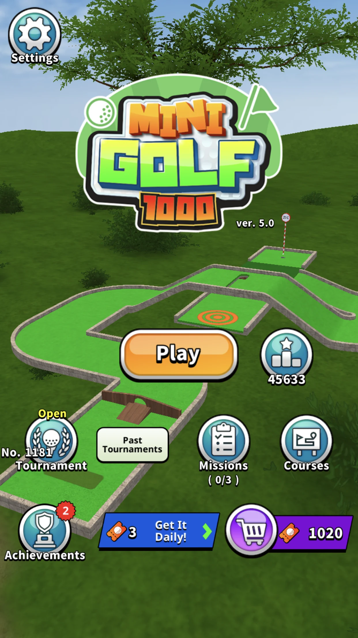 Mini Golf 1000: Putt Putt Star screenshot